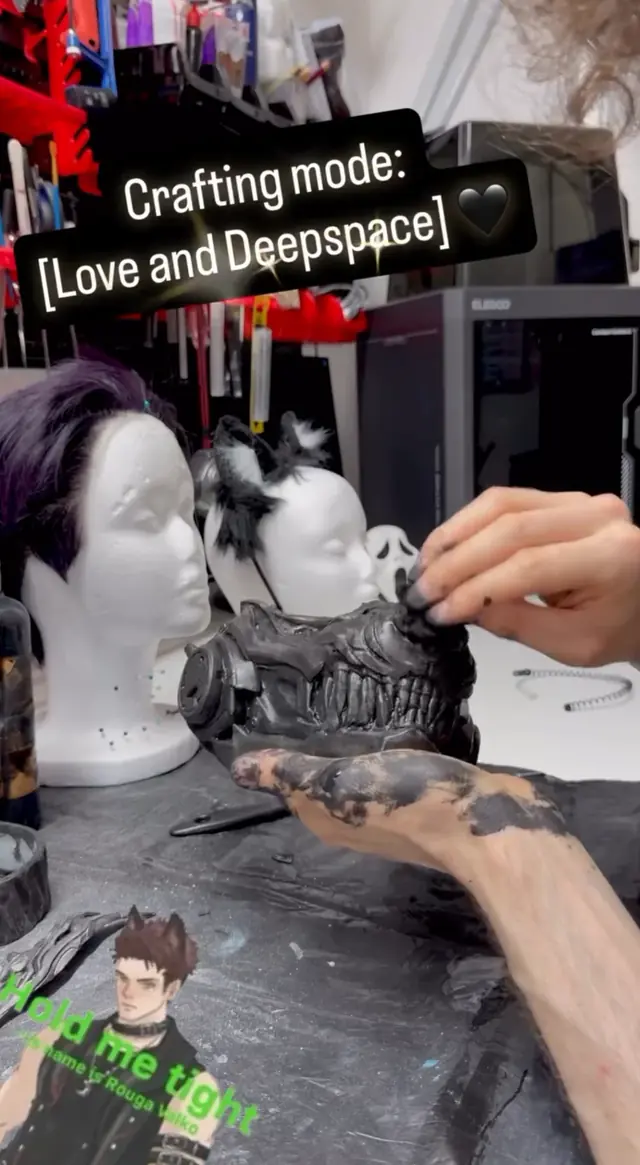 Behind the Work from Impossible Pleasure. Crafting & Props · Valko cosplay build and finishing for Love and Deepspace.