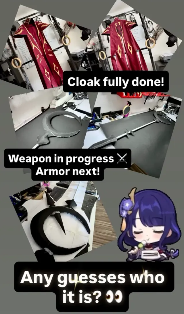 Behind the Work from Impossible Pleasure. Crafting & Props · Shaping and assembling EVA-foam pieces for Rerir from Genshin Impact.