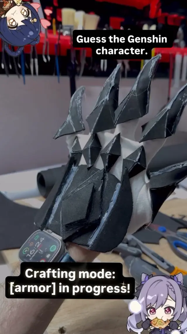 Behind the Work from Impossible Pleasure. Crafting & Props · EVA-foam construction for Rerir from Genshin Impact.