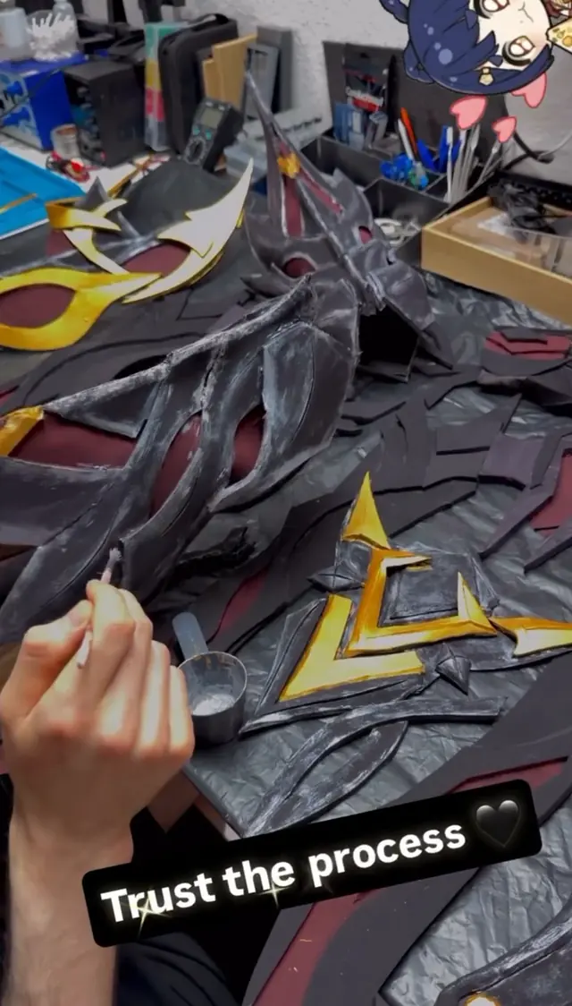 Behind the Work from Impossible Pleasure. Crafting & Props · Rerir cosplay build and detailing for Genshin Impact.