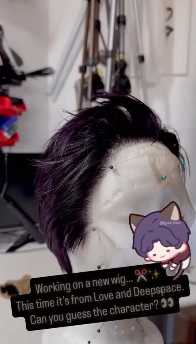 Behind the Work from Impossible Pleasure. Styling · Trimming and shaping the Valko wig for Love and Deepspace.