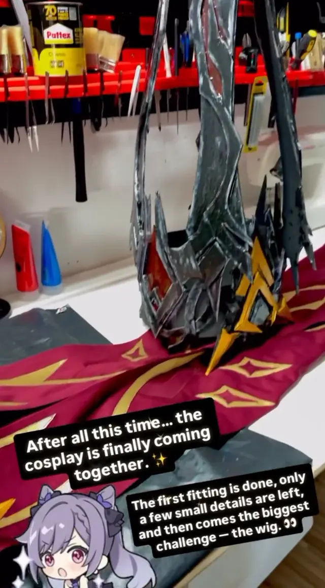 Behind the Work from Impossible Pleasure. Crafting & Props · Prop construction and finishing for Rerir from Genshin Impact.