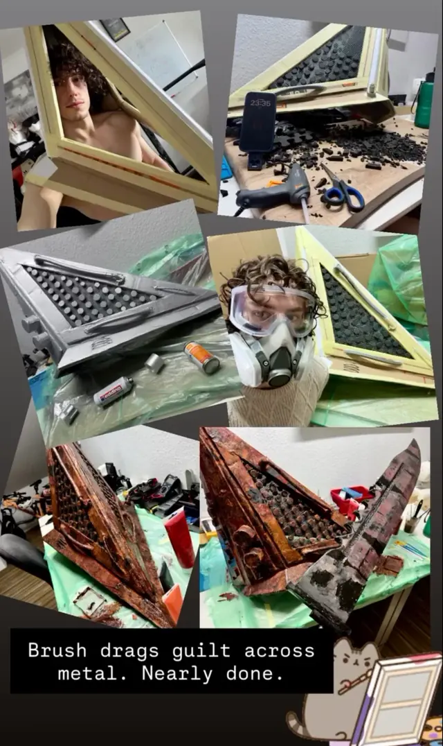 Behind the Work from Impossible Pleasure. Crafting & Props · Silent Hill prop and costume work in progress.